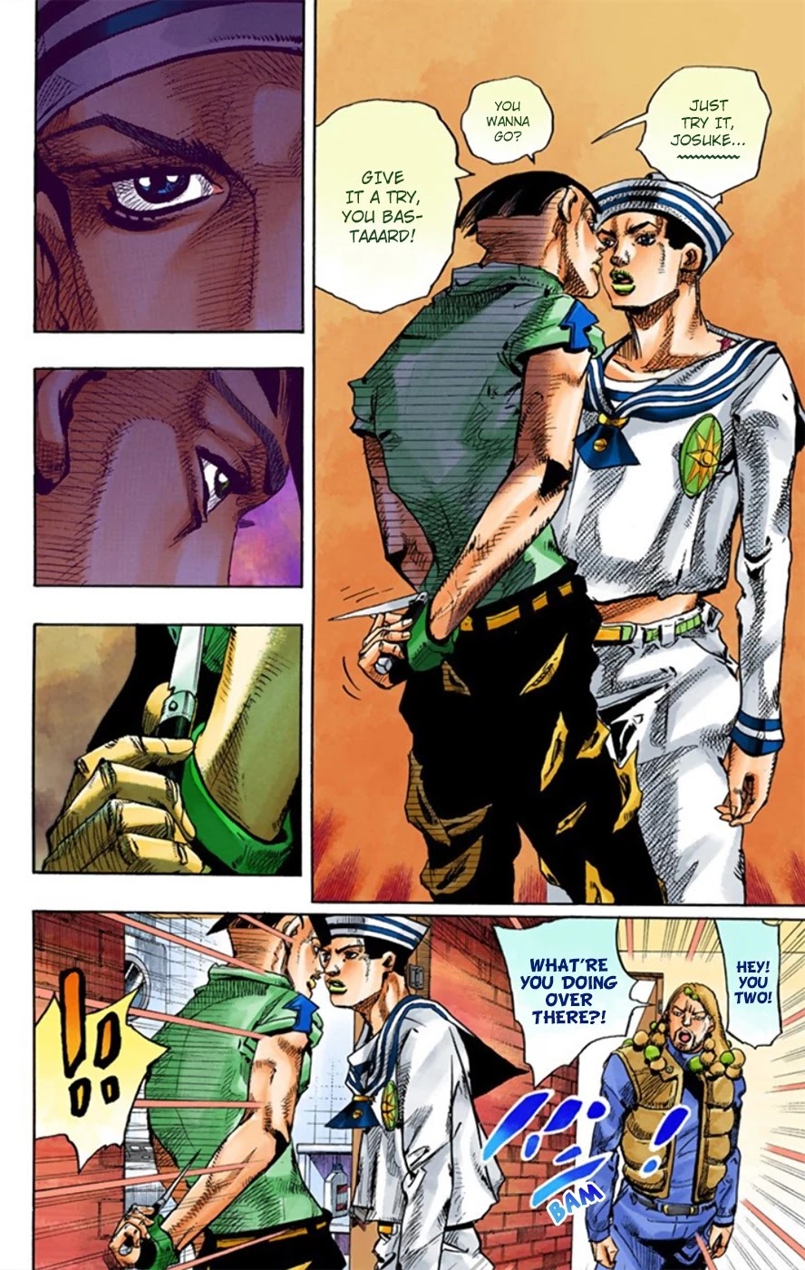 JoJo's Bizarre Adventure Part 8 - JoJolion (Official Colored) Chapter 12 page 11 - Chapter 12: Paisley Park and Born This Way Part 1