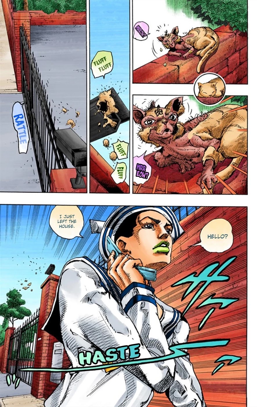 JoJo's Bizarre Adventure Part 8 - JoJolion (Official Colored) Chapter 12 page 18 - Chapter 12: Paisley Park and Born This Way Part 1