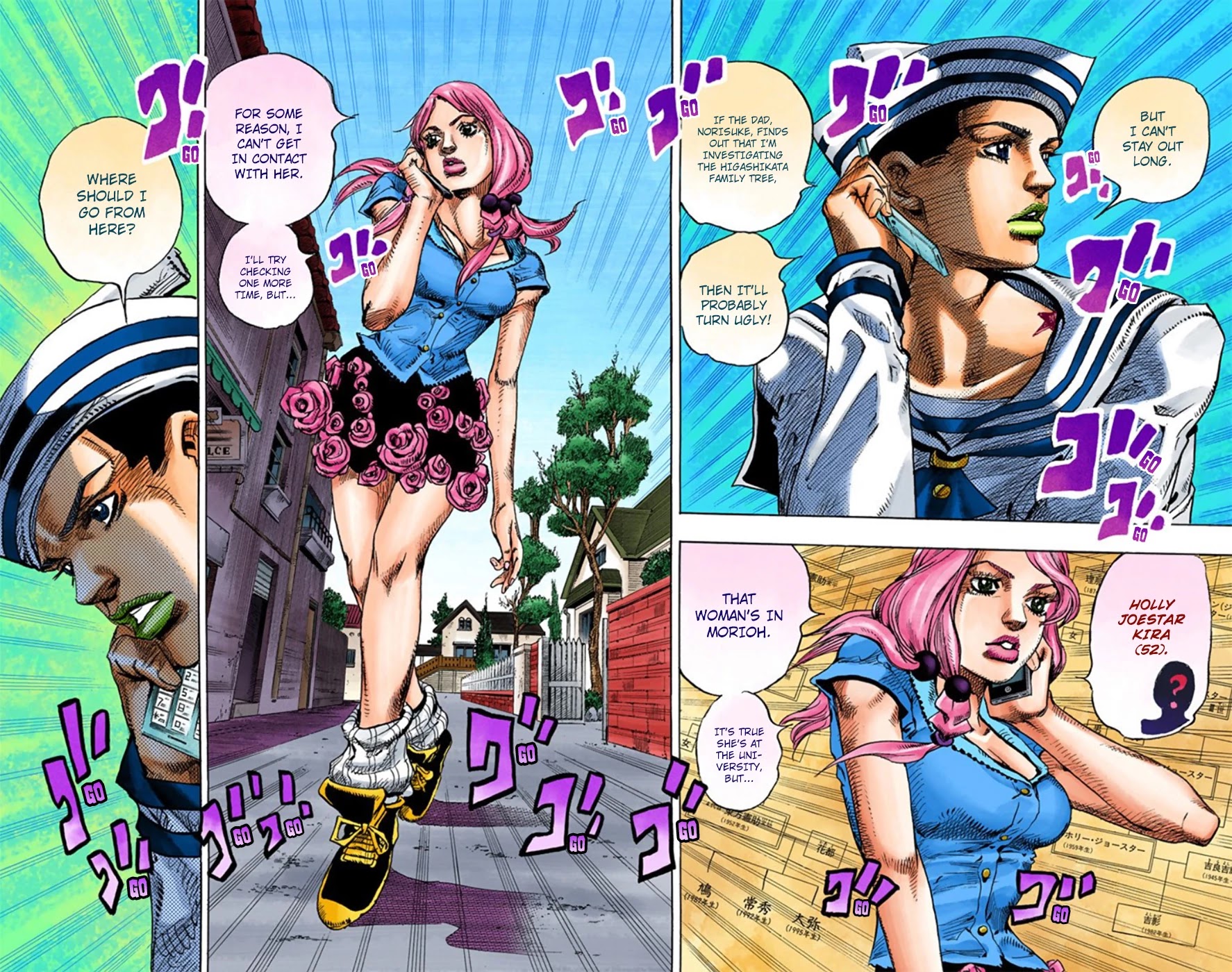 JoJo's Bizarre Adventure Part 8 - JoJolion (Official Colored) Chapter 12 page 19 - Chapter 12: Paisley Park and Born This Way Part 1