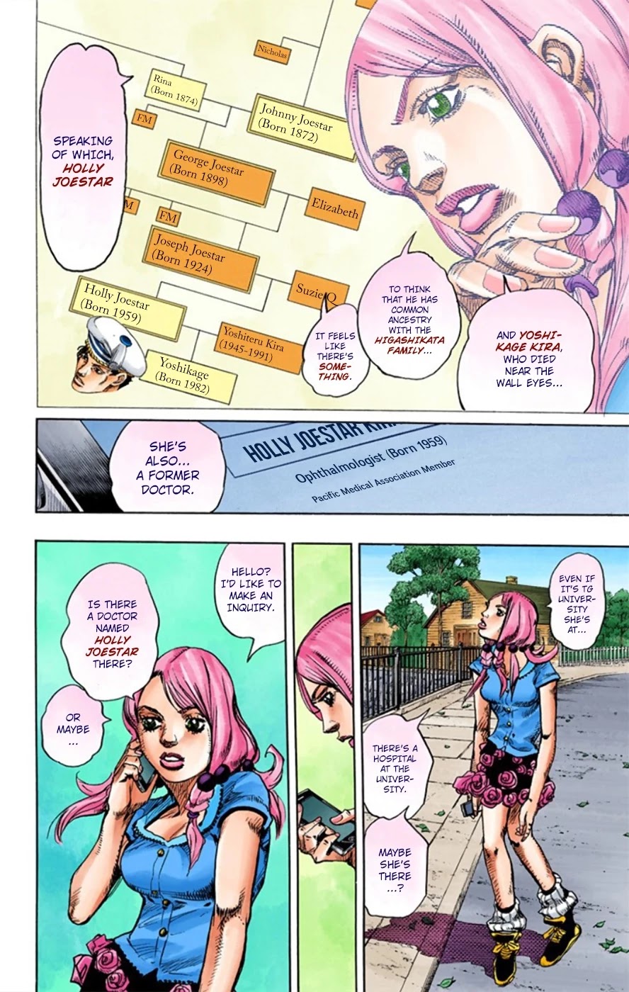 JoJo's Bizarre Adventure Part 8 - JoJolion (Official Colored) Chapter 12 page 22 - Chapter 12: Paisley Park and Born This Way Part 1