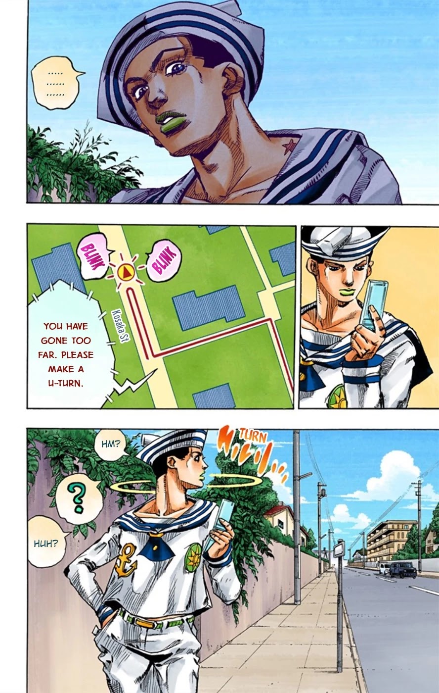 JoJo's Bizarre Adventure Part 8 - JoJolion (Official Colored) Chapter 12 page 25 - Chapter 12: Paisley Park and Born This Way Part 1