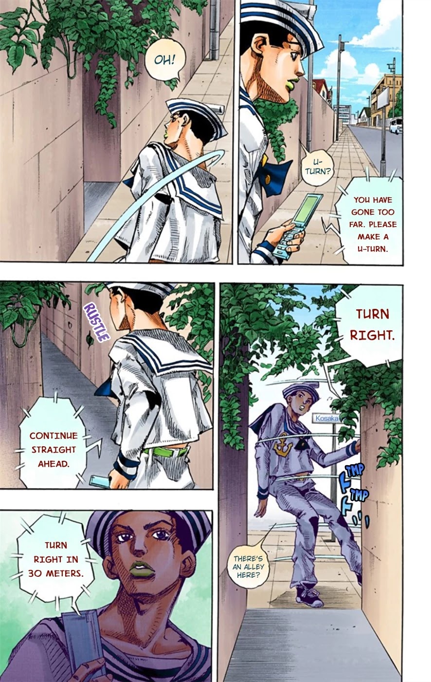JoJo's Bizarre Adventure Part 8 - JoJolion (Official Colored) Chapter 12 page 26 - Chapter 12: Paisley Park and Born This Way Part 1