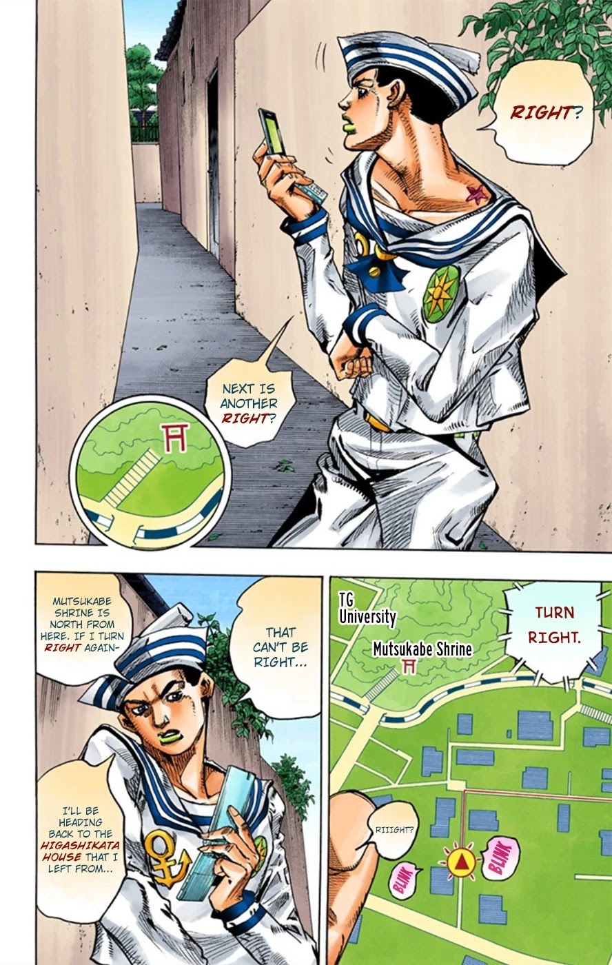 JoJo's Bizarre Adventure Part 8 - JoJolion (Official Colored) Chapter 12 page 27 - Chapter 12: Paisley Park and Born This Way Part 1