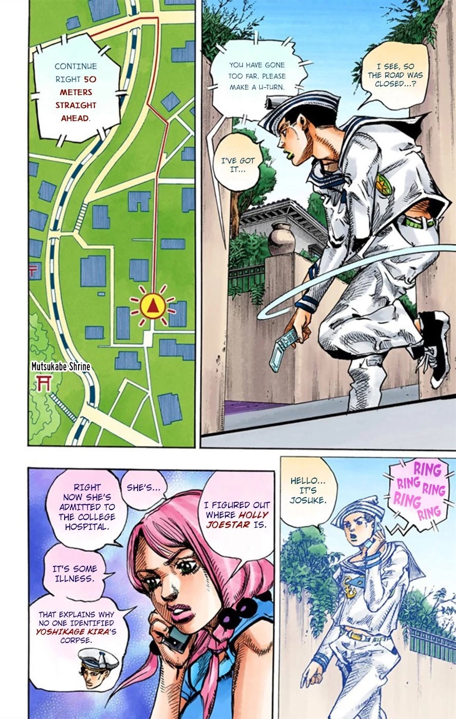 JoJo's Bizarre Adventure Part 8 - JoJolion (Official Colored) Chapter 12 page 29 - Chapter 12: Paisley Park and Born This Way Part 1