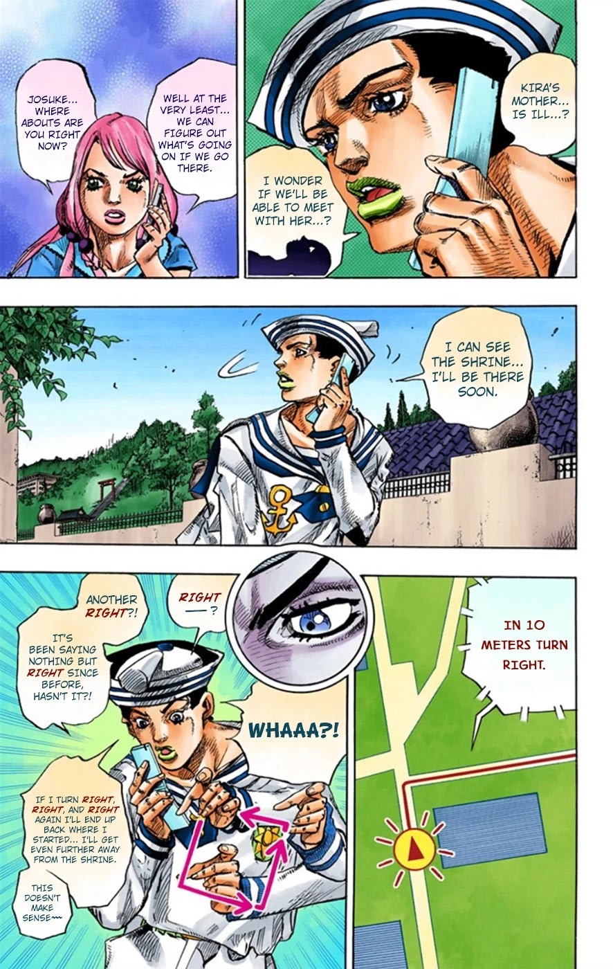 JoJo's Bizarre Adventure Part 8 - JoJolion (Official Colored) Chapter 12 page 30 - Chapter 12: Paisley Park and Born This Way Part 1