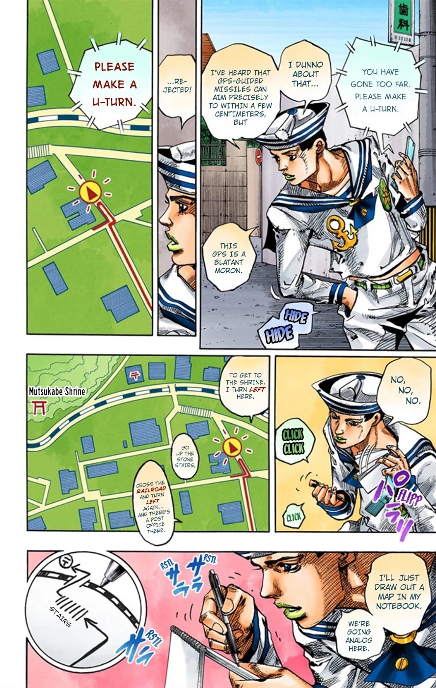JoJo's Bizarre Adventure Part 8 - JoJolion (Official Colored) Chapter 12 page 31 - Chapter 12: Paisley Park and Born This Way Part 1