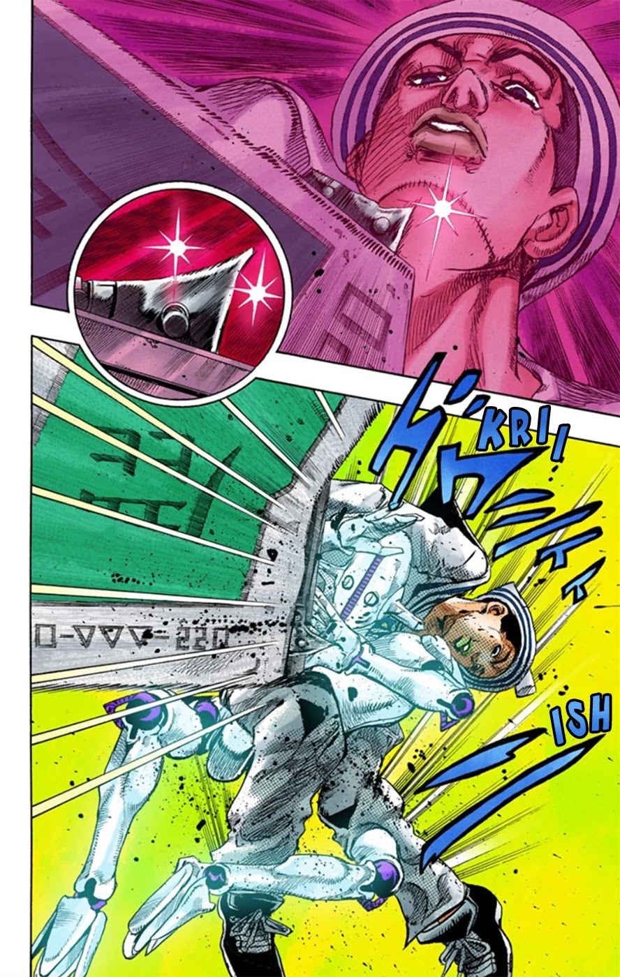 JoJo's Bizarre Adventure Part 8 - JoJolion (Official Colored) Chapter 12 page 35 - Chapter 12: Paisley Park and Born This Way Part 1
