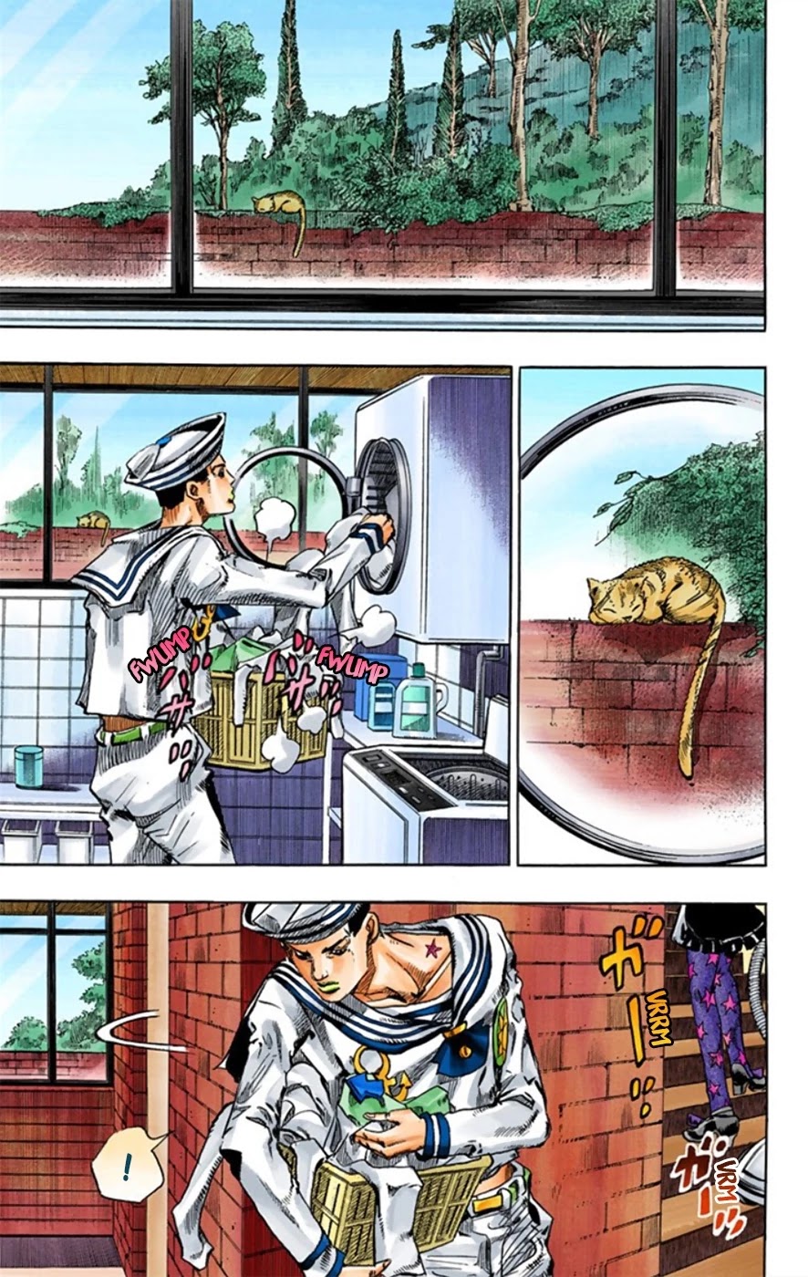 JoJo's Bizarre Adventure Part 8 - JoJolion (Official Colored) Chapter 12 page 4 - Chapter 12: Paisley Park and Born This Way Part 1