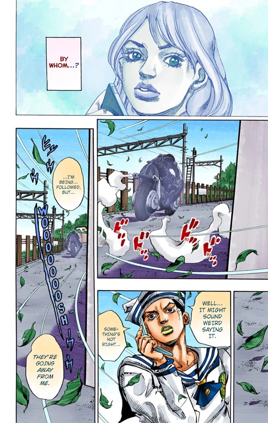 JoJo's Bizarre Adventure Part 8 - JoJolion (Official Colored) Chapter 12 page 40 - Chapter 12: Paisley Park and Born This Way Part 1