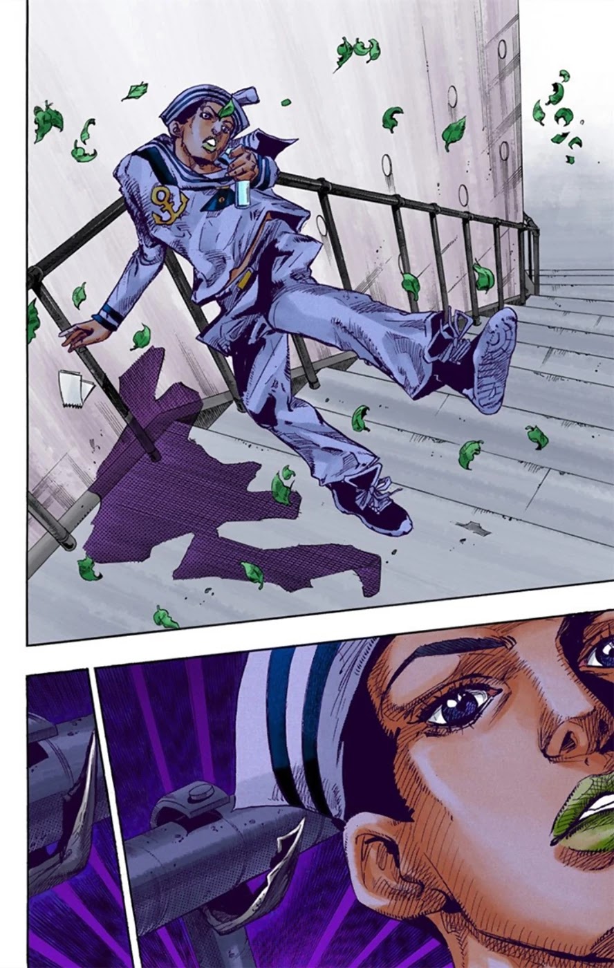 JoJo's Bizarre Adventure Part 8 - JoJolion (Official Colored) Chapter 12 page 42 - Chapter 12: Paisley Park and Born This Way Part 1