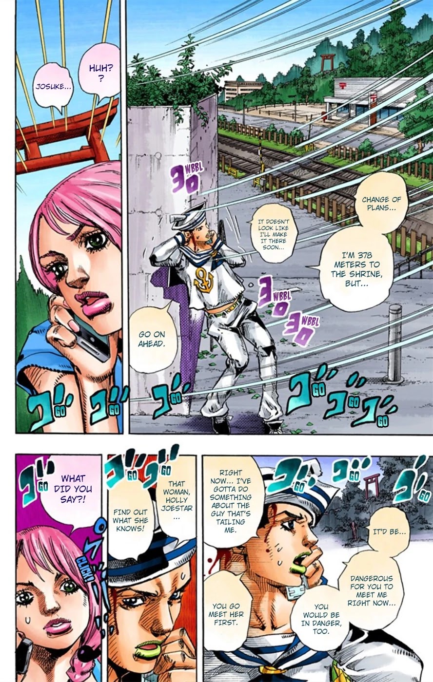 JoJo's Bizarre Adventure Part 8 - JoJolion (Official Colored) Chapter 13 page 10 - Chapter 13: Paisley Park and Born This Way Part 2