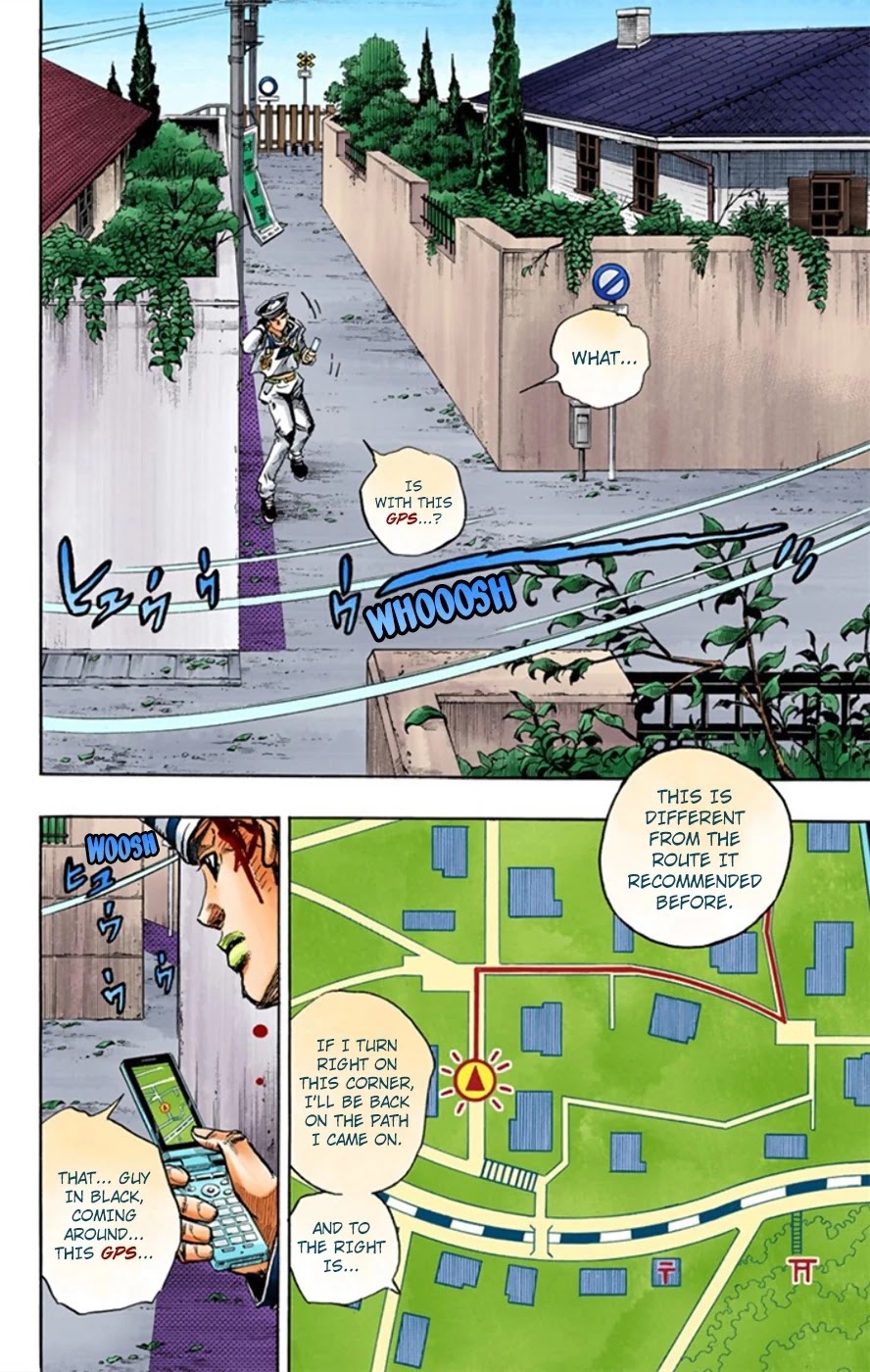 JoJo's Bizarre Adventure Part 8 - JoJolion (Official Colored) Chapter 13 page 12 - Chapter 13: Paisley Park and Born This Way Part 2