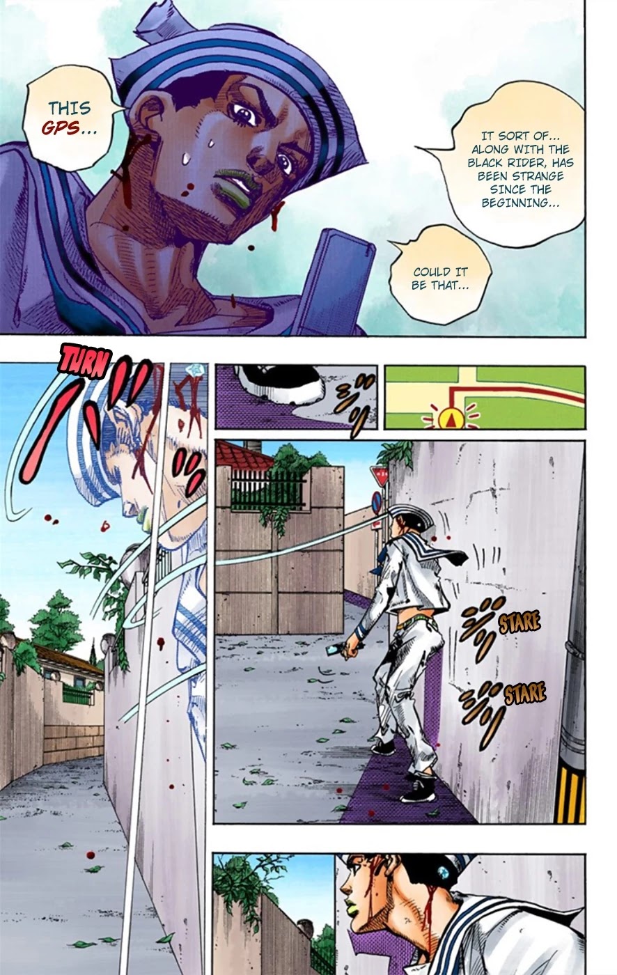 JoJo's Bizarre Adventure Part 8 - JoJolion (Official Colored) Chapter 13 page 13 - Chapter 13: Paisley Park and Born This Way Part 2