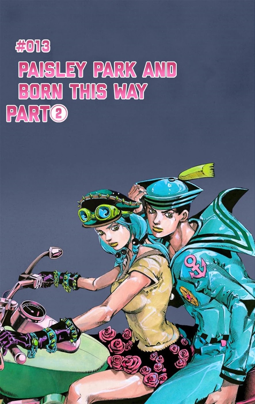 JoJo's Bizarre Adventure Part 8 - JoJolion (Official Colored) Chapter 13 page 2 - Chapter 13: Paisley Park and Born This Way Part 2