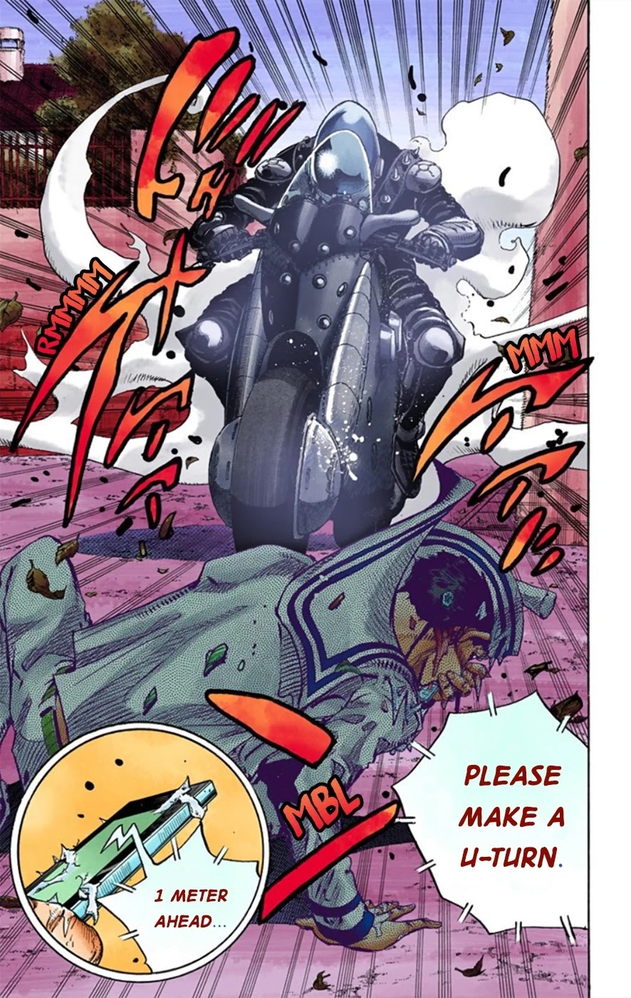 JoJo's Bizarre Adventure Part 8 - JoJolion (Official Colored) Chapter 13 page 22 - Chapter 13: Paisley Park and Born This Way Part 2