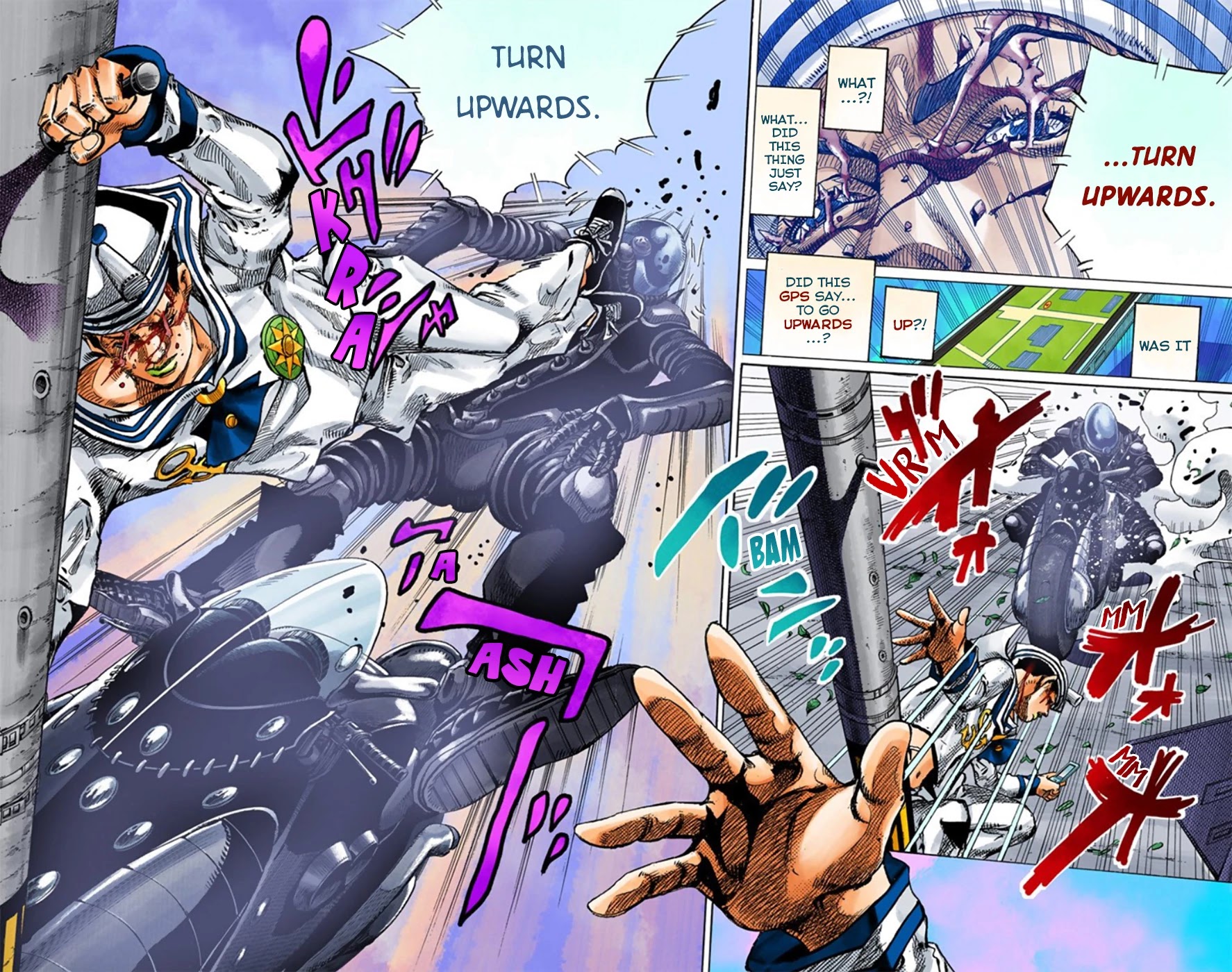 JoJo's Bizarre Adventure Part 8 - JoJolion (Official Colored) Chapter 13 page 23 - Chapter 13: Paisley Park and Born This Way Part 2