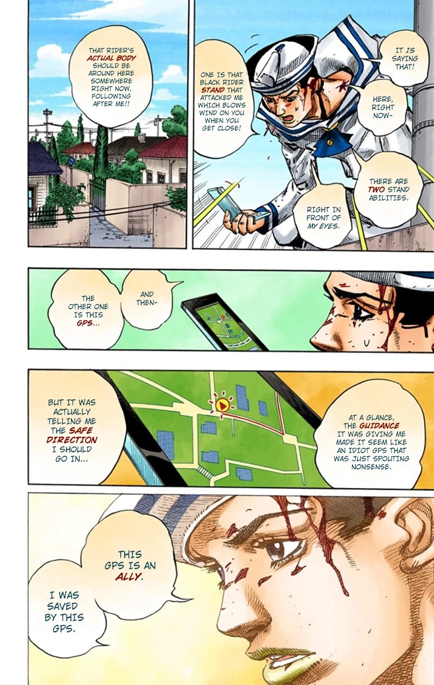 JoJo's Bizarre Adventure Part 8 - JoJolion (Official Colored) Chapter 13 page 27 - Chapter 13: Paisley Park and Born This Way Part 2