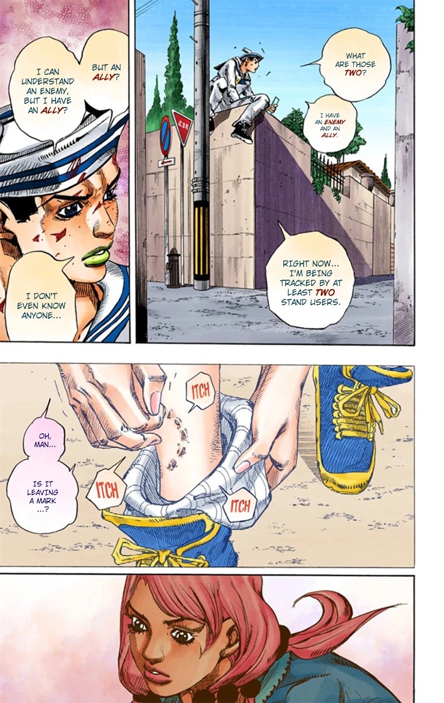 JoJo's Bizarre Adventure Part 8 - JoJolion (Official Colored) Chapter 13 page 28 - Chapter 13: Paisley Park and Born This Way Part 2