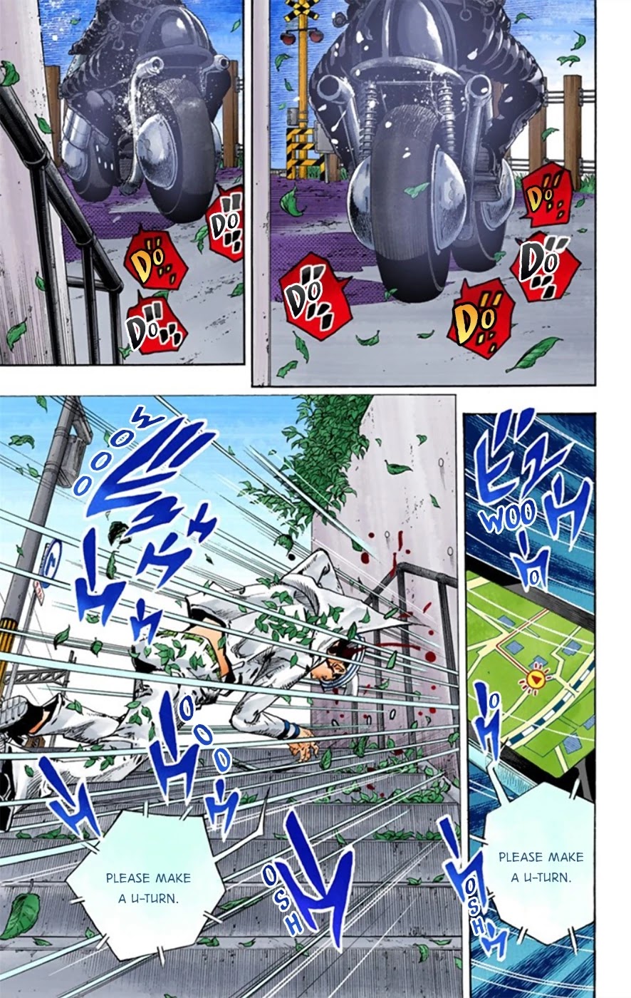 JoJo's Bizarre Adventure Part 8 - JoJolion (Official Colored) Chapter 13 page 7 - Chapter 13: Paisley Park and Born This Way Part 2