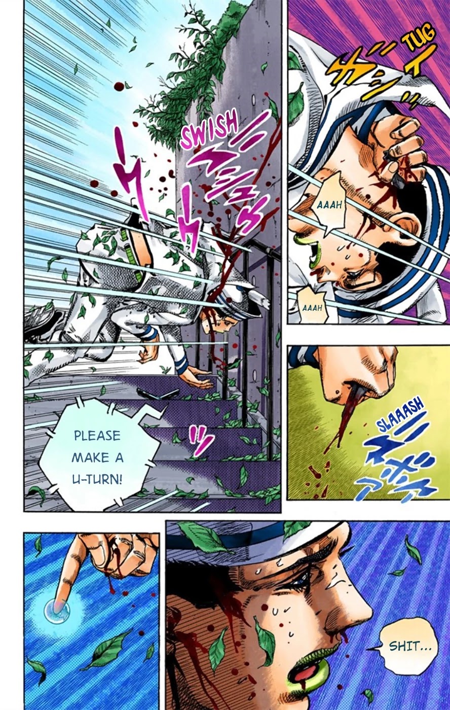 JoJo's Bizarre Adventure Part 8 - JoJolion (Official Colored) Chapter 13 page 8 - Chapter 13: Paisley Park and Born This Way Part 2