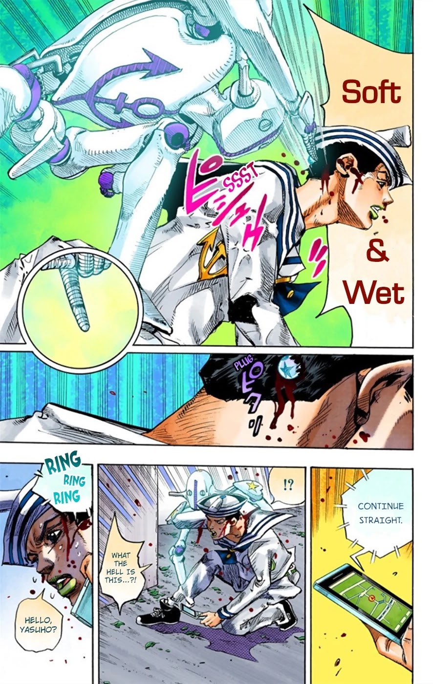JoJo's Bizarre Adventure Part 8 - JoJolion (Official Colored) Chapter 13 page 9 - Chapter 13: Paisley Park and Born This Way Part 2