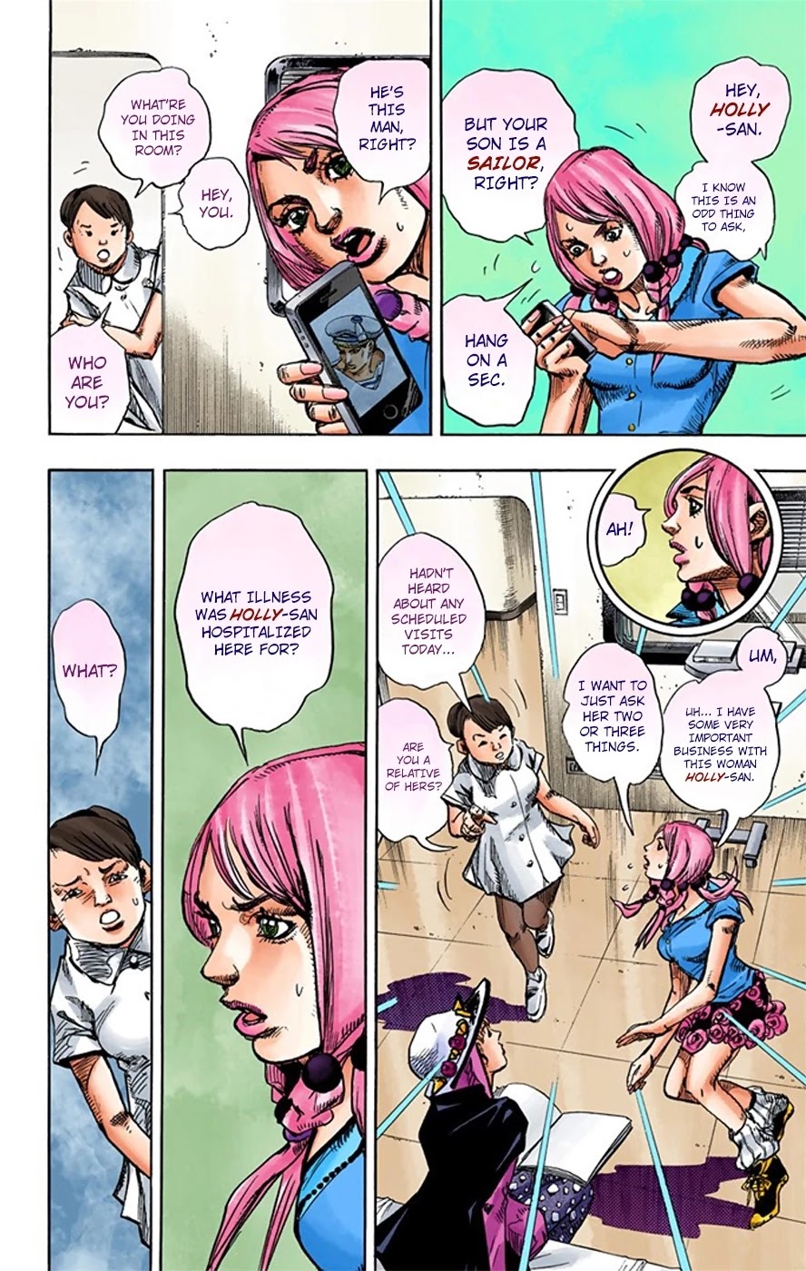 JoJo's Bizarre Adventure Part 8 - JoJolion (Official Colored) Chapter 14 page 14 - Chapter 14: Paisley Park and Born This Way Part 3