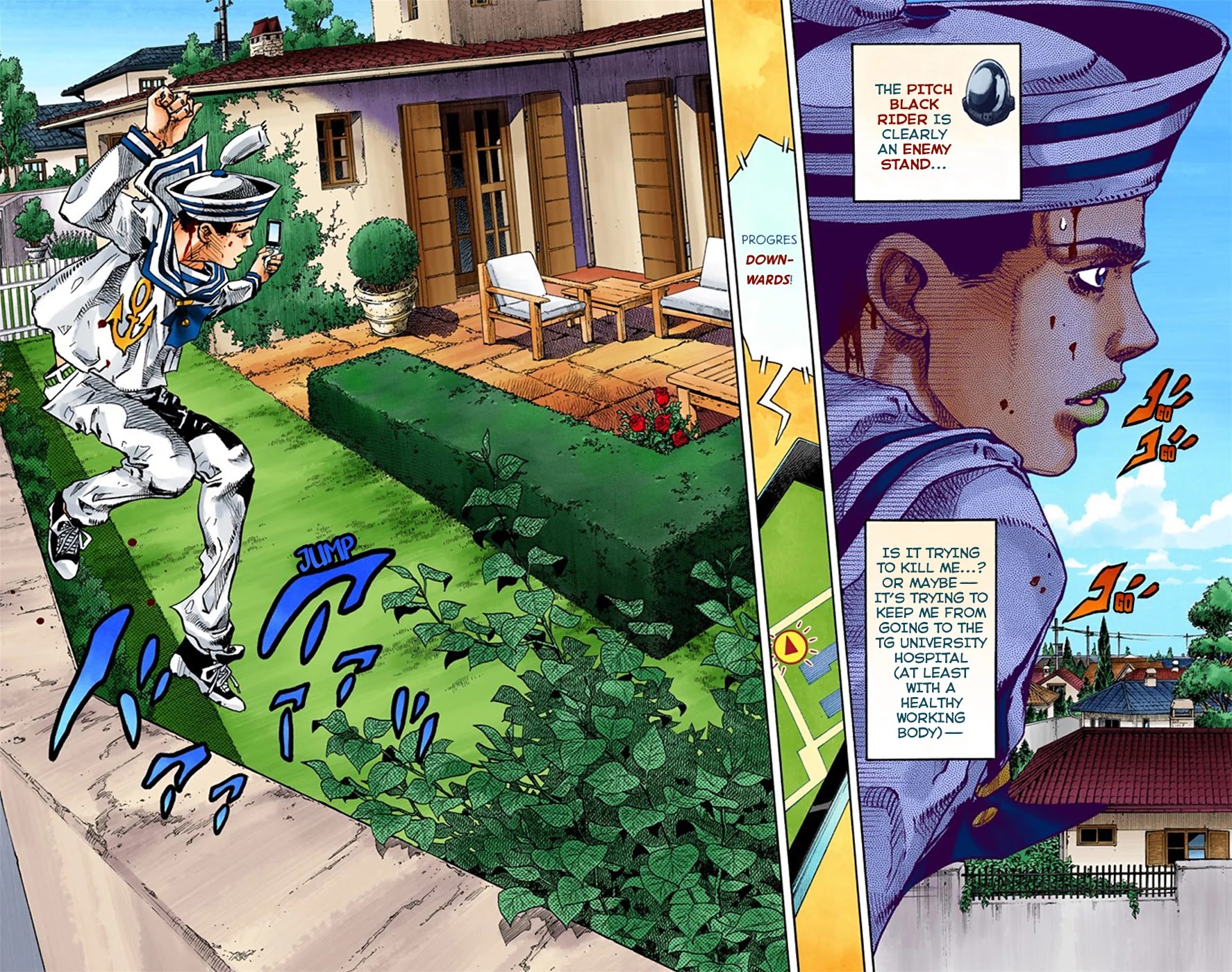 JoJo's Bizarre Adventure Part 8 - JoJolion (Official Colored) Chapter 14 page 20 - Chapter 14: Paisley Park and Born This Way Part 3