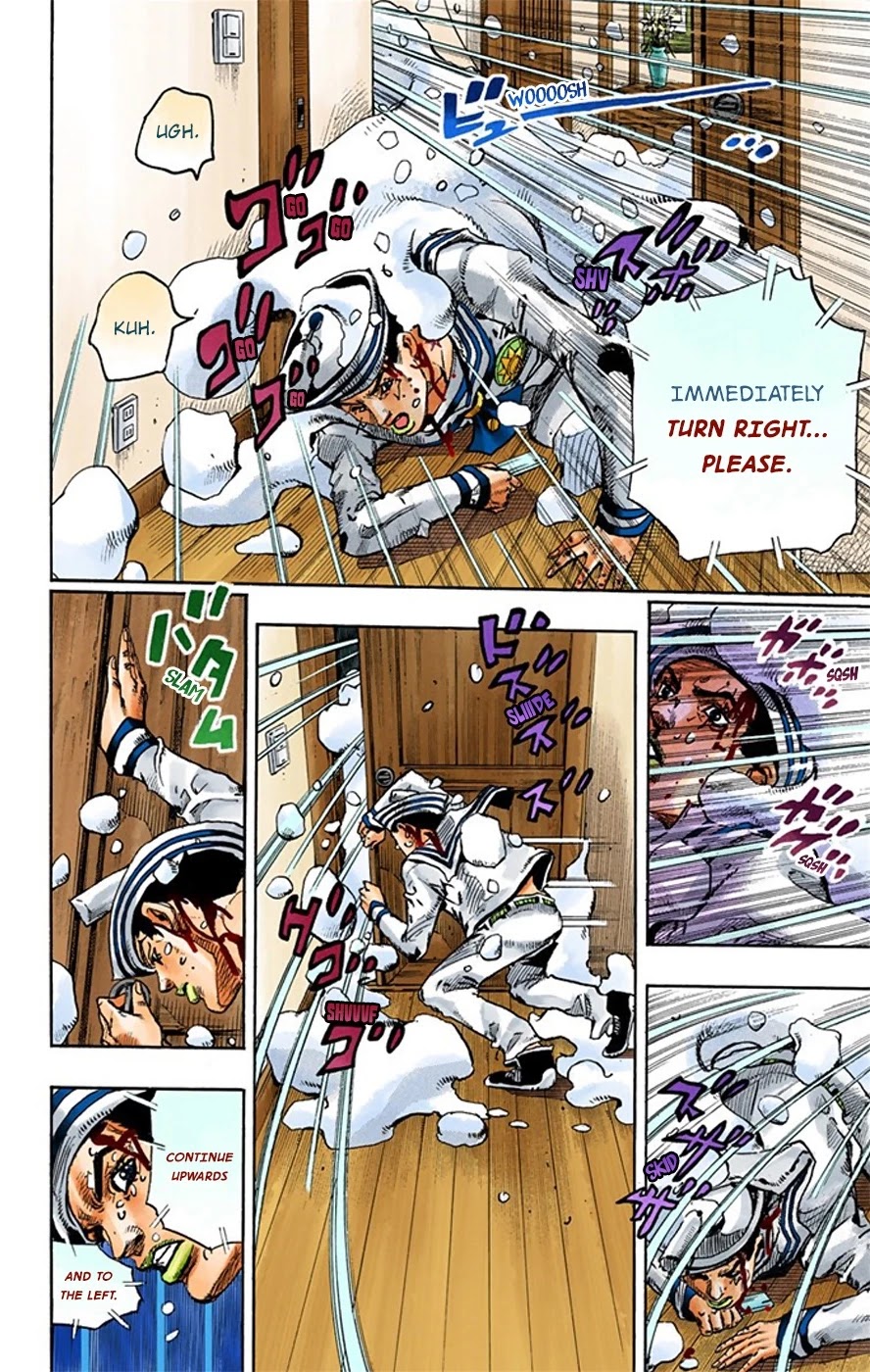 JoJo's Bizarre Adventure Part 8 - JoJolion (Official Colored) Chapter 14 page 28 - Chapter 14: Paisley Park and Born This Way Part 3
