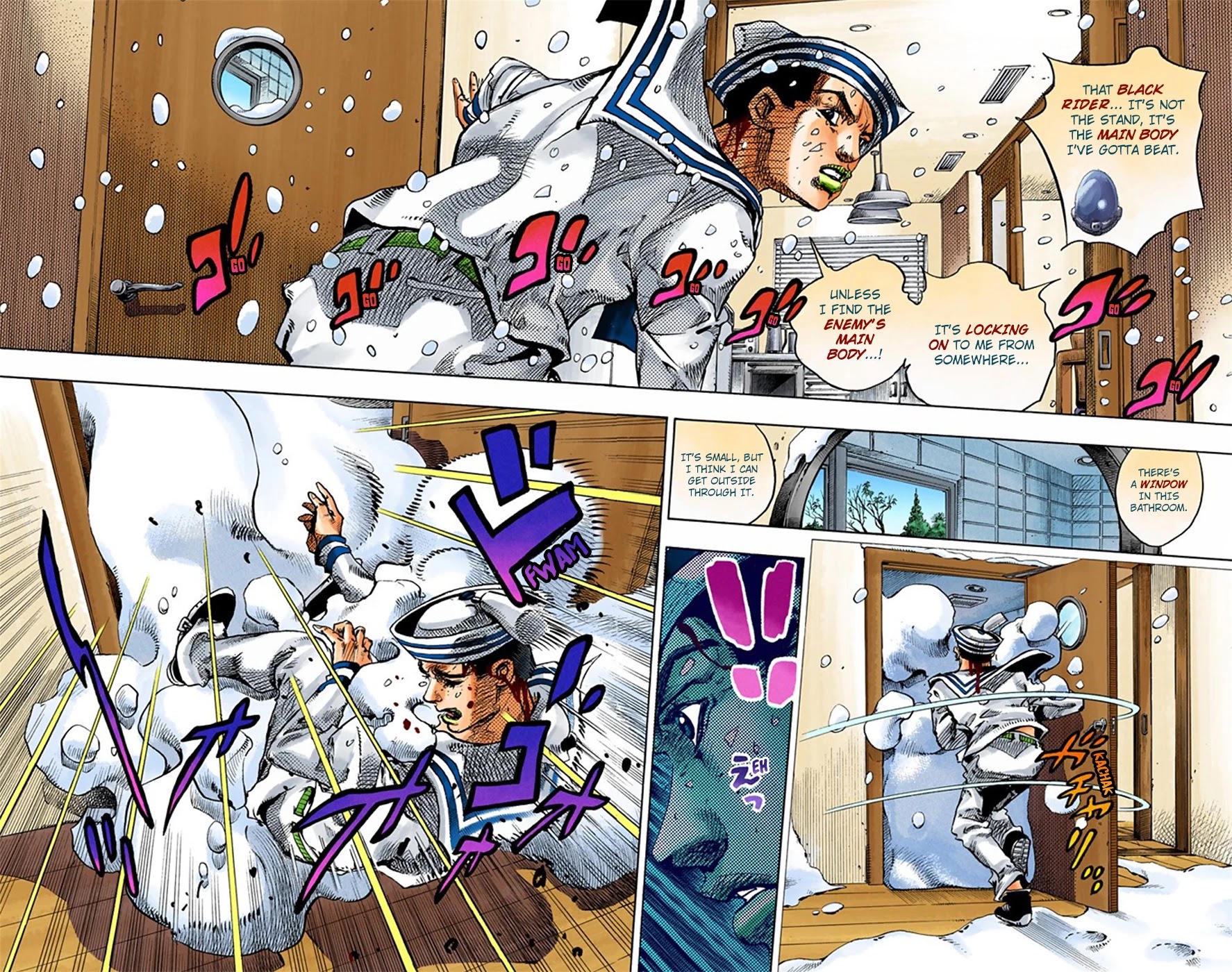 JoJo's Bizarre Adventure Part 8 - JoJolion (Official Colored) Chapter 14 page 32 - Chapter 14: Paisley Park and Born This Way Part 3