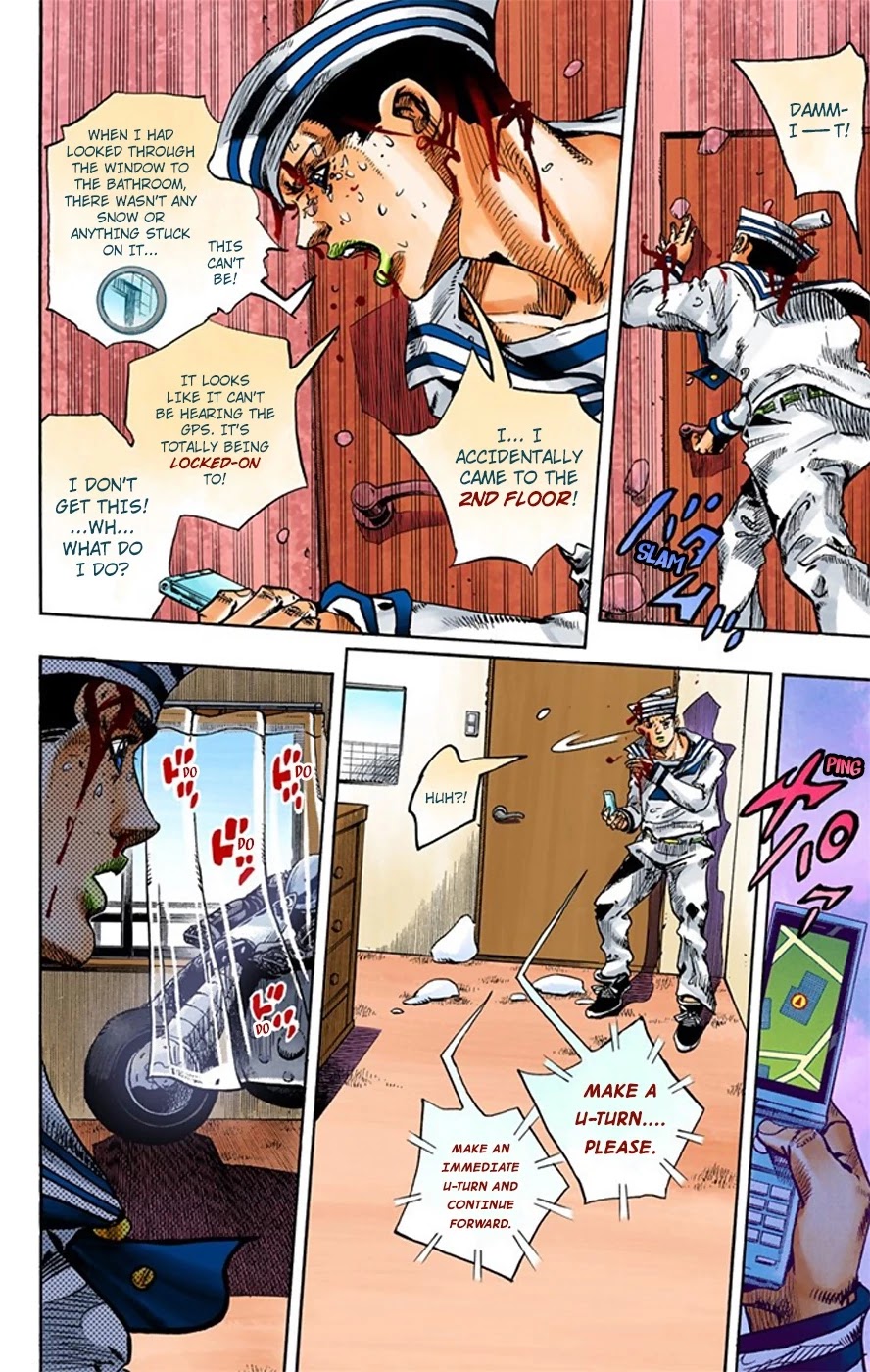 JoJo's Bizarre Adventure Part 8 - JoJolion (Official Colored) Chapter 14 page 38 - Chapter 14: Paisley Park and Born This Way Part 3