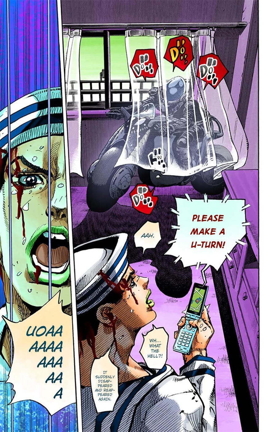 JoJo's Bizarre Adventure Part 8 - JoJolion (Official Colored) Chapter 14 page 39 - Chapter 14: Paisley Park and Born This Way Part 3