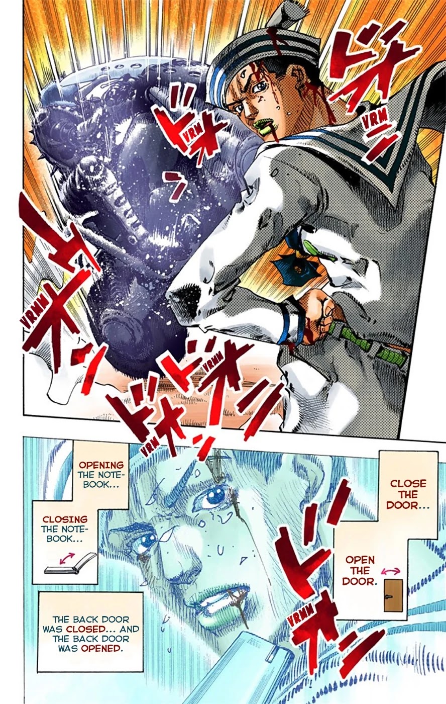 JoJo's Bizarre Adventure Part 8 - JoJolion (Official Colored) Chapter 14 page 42 - Chapter 14: Paisley Park and Born This Way Part 3