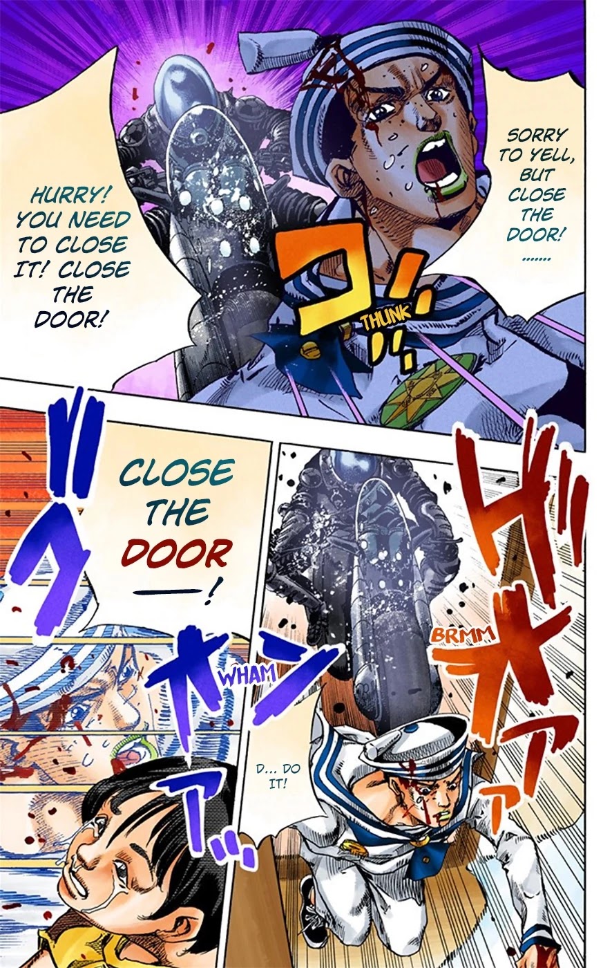 JoJo's Bizarre Adventure Part 8 - JoJolion (Official Colored) Chapter 14 page 43 - Chapter 14: Paisley Park and Born This Way Part 3