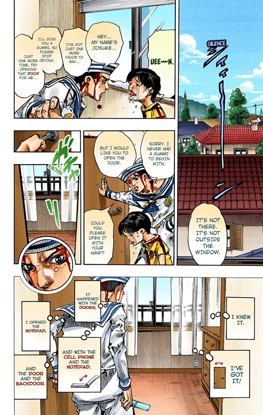 JoJo's Bizarre Adventure Part 8 - JoJolion (Official Colored) Chapter 14 page 46 - Chapter 14: Paisley Park and Born This Way Part 3