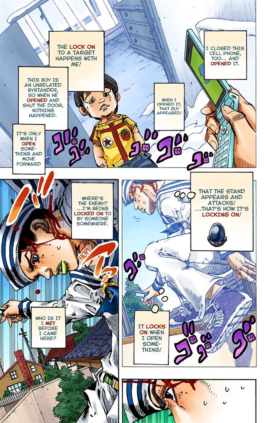 JoJo's Bizarre Adventure Part 8 - JoJolion (Official Colored) Chapter 14 page 47 - Chapter 14: Paisley Park and Born This Way Part 3
