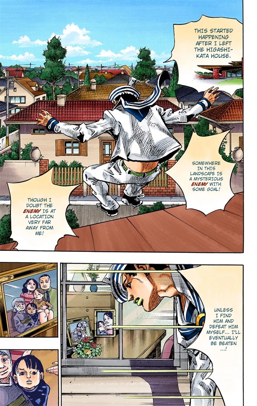 JoJo's Bizarre Adventure Part 8 - JoJolion (Official Colored) Chapter 15 page 4 - Chapter 15: Paisley Park and Born This Way Part 4