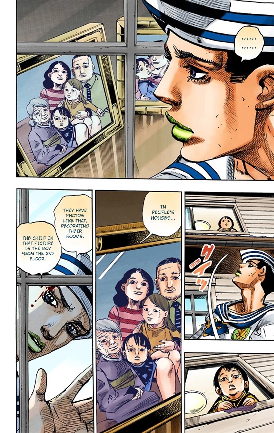 JoJo's Bizarre Adventure Part 8 - JoJolion (Official Colored) Chapter 15 page 5 - Chapter 15: Paisley Park and Born This Way Part 4
