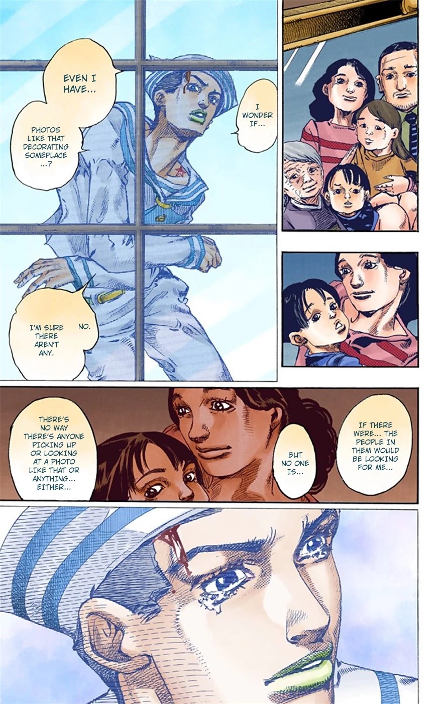 JoJo's Bizarre Adventure Part 8 - JoJolion (Official Colored) Chapter 15 page 6 - Chapter 15: Paisley Park and Born This Way Part 4