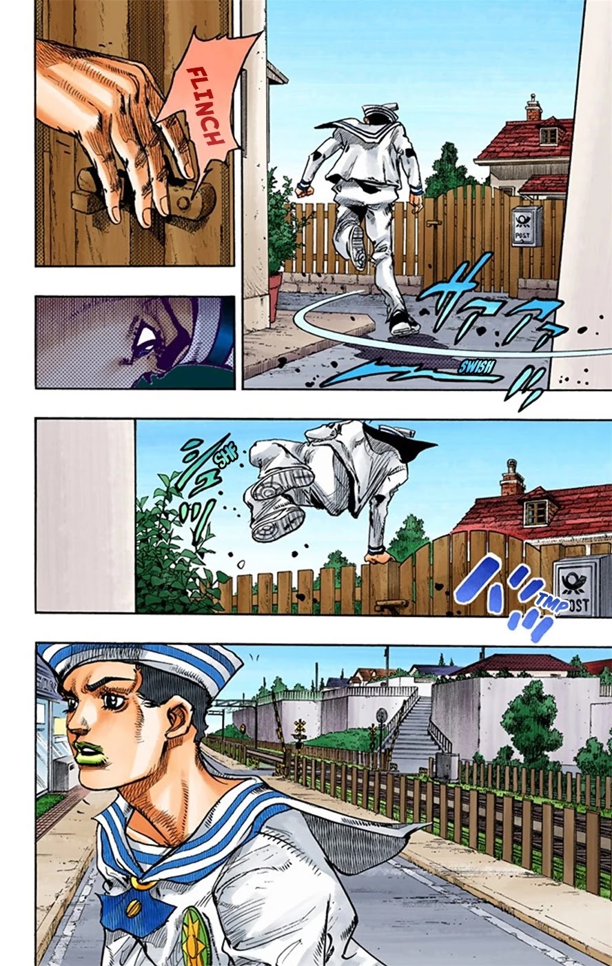 JoJo's Bizarre Adventure Part 8 - JoJolion (Official Colored) Chapter 15 page 7 - Chapter 15: Paisley Park and Born This Way Part 4