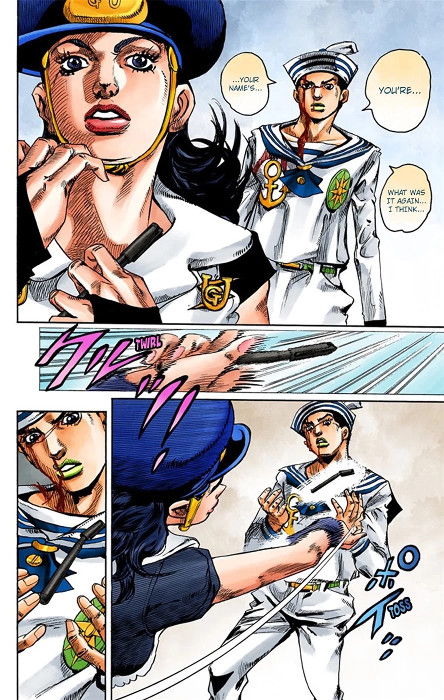 JoJo's Bizarre Adventure Part 8 - JoJolion (Official Colored) Chapter 16 page 17 - Chapter 16: Paisley Park and Born This Way Part 5