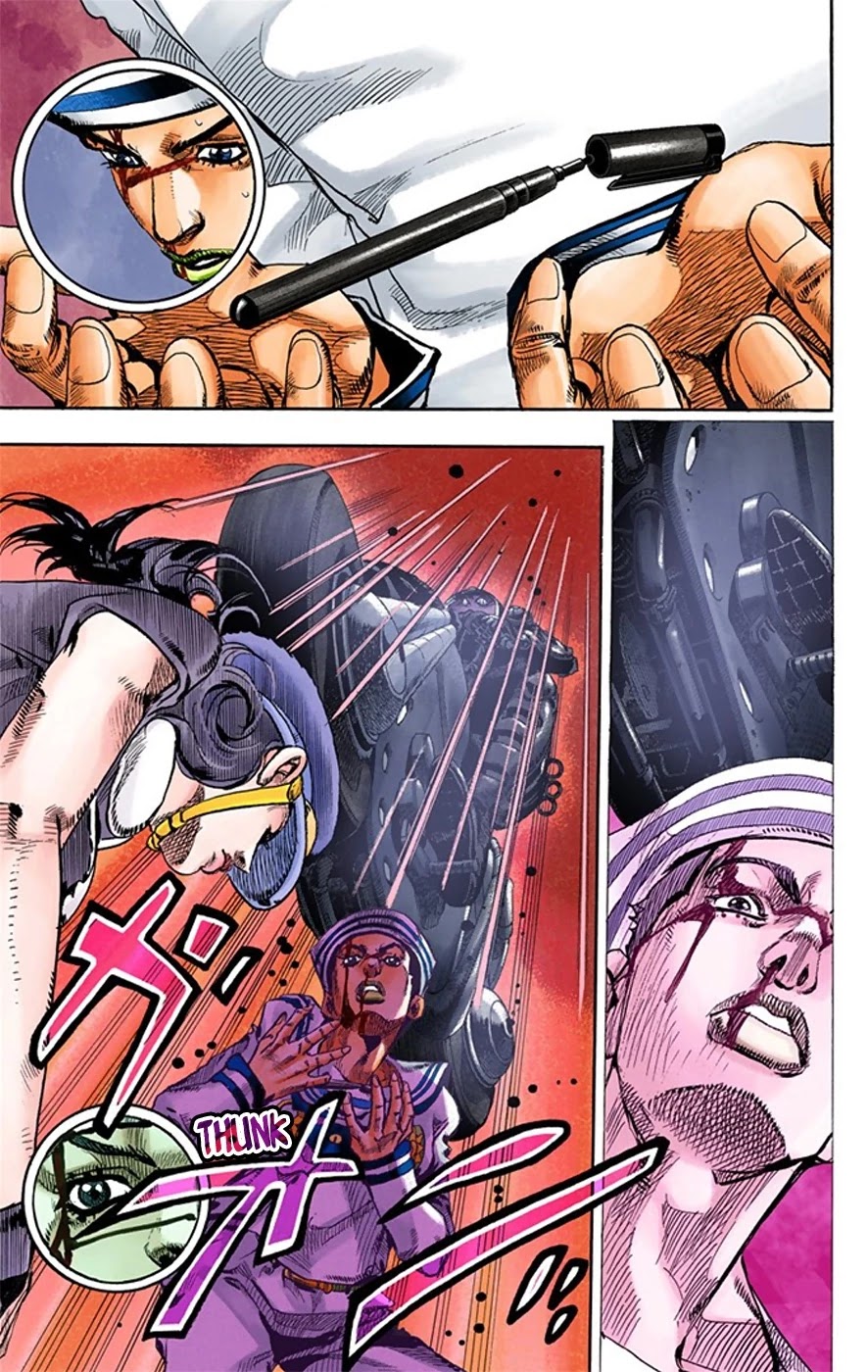 JoJo's Bizarre Adventure Part 8 - JoJolion (Official Colored) Chapter 16 page 18 - Chapter 16: Paisley Park and Born This Way Part 5