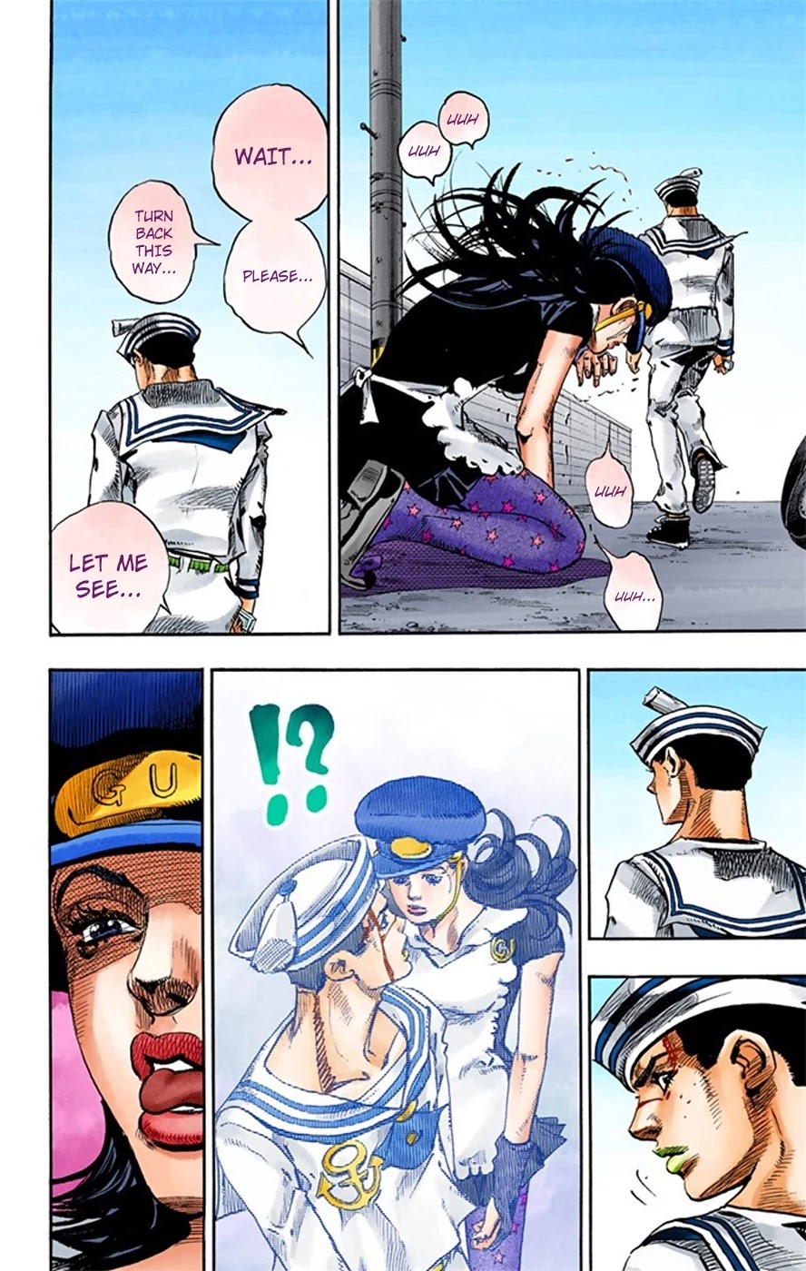 JoJo's Bizarre Adventure Part 8 - JoJolion (Official Colored) Chapter 16 page 27 - Chapter 16: Paisley Park and Born This Way Part 5