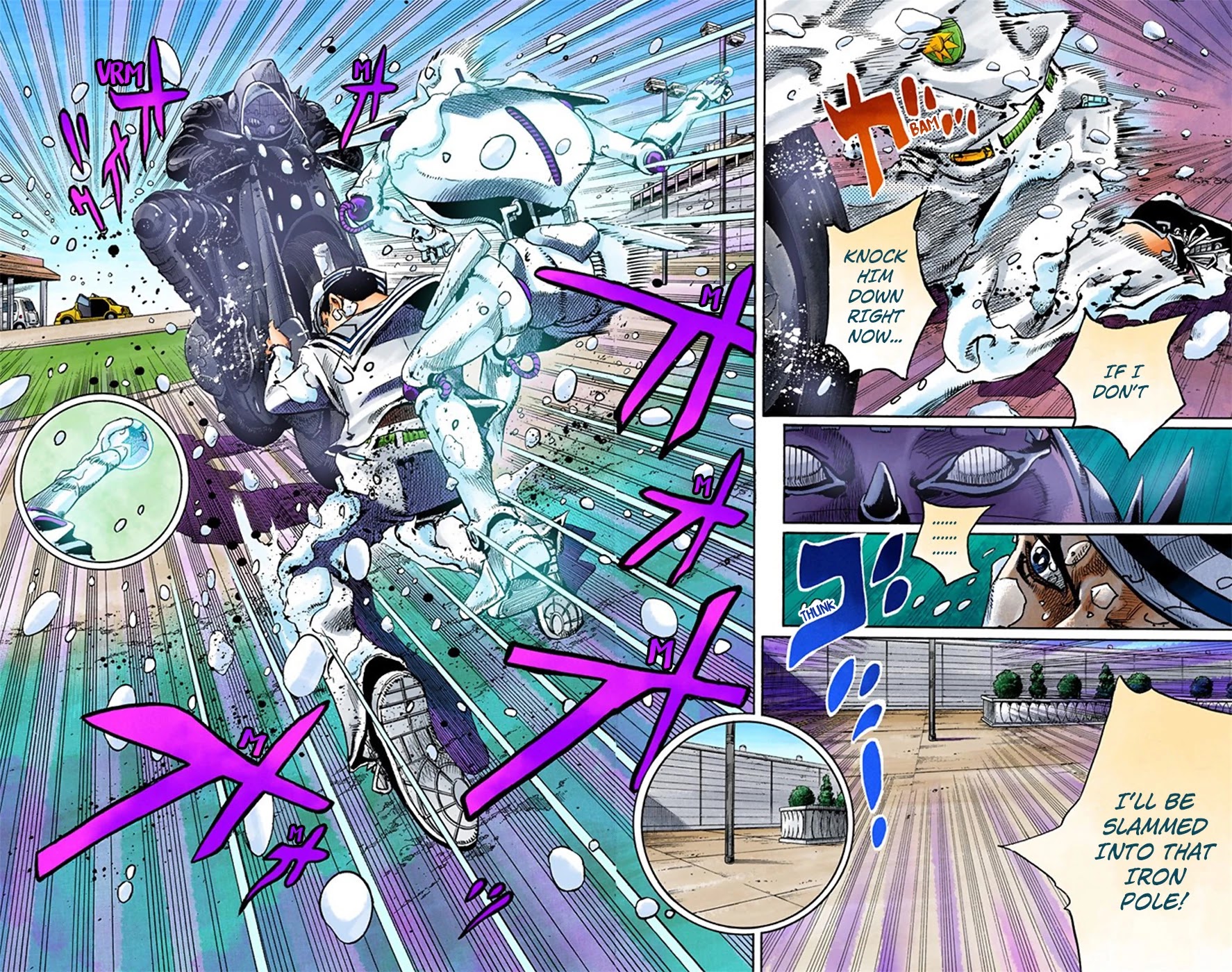 JoJo's Bizarre Adventure Part 8 - JoJolion (Official Colored) Chapter 16 page 3 - Chapter 16: Paisley Park and Born This Way Part 5