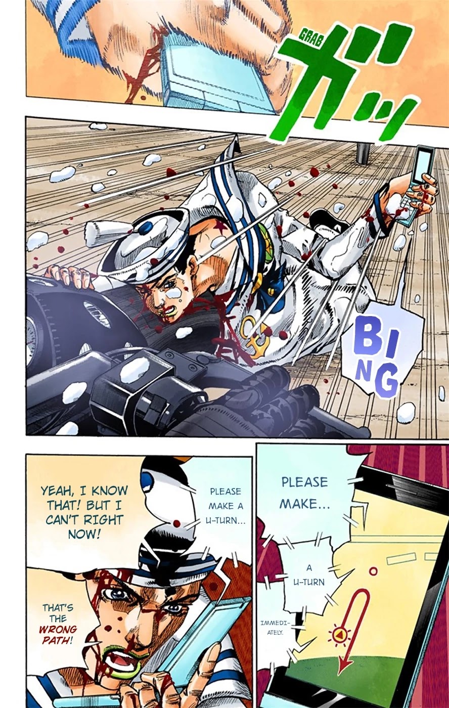 JoJo's Bizarre Adventure Part 8 - JoJolion (Official Colored) Chapter 16 page 7 - Chapter 16: Paisley Park and Born This Way Part 5