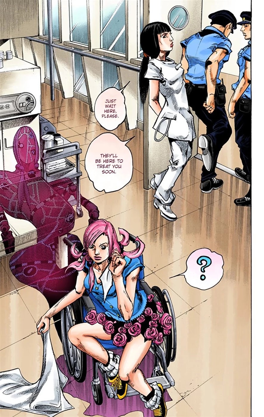 JoJo's Bizarre Adventure Part 8 - JoJolion (Official Colored) Chapter 17 page 10 - Chapter 17: The Lemon and the Tangerine