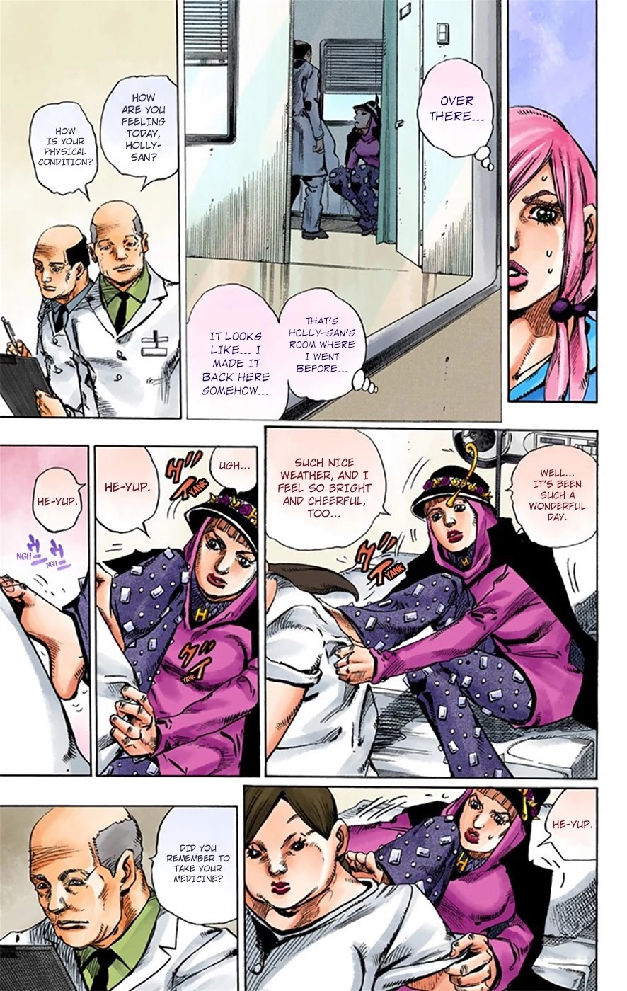 JoJo's Bizarre Adventure Part 8 - JoJolion (Official Colored) Chapter 17 page 12 - Chapter 17: The Lemon and the Tangerine