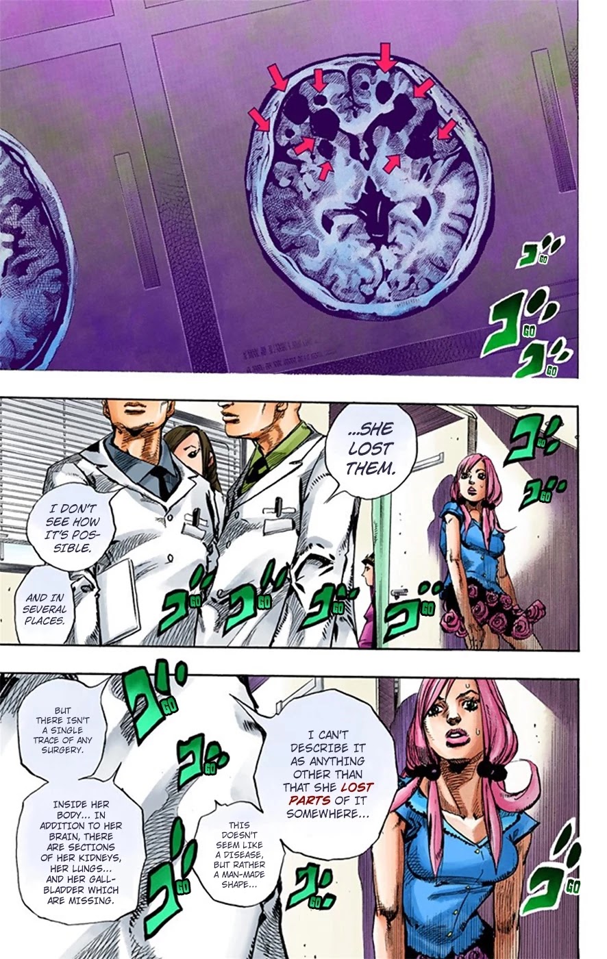 JoJo's Bizarre Adventure Part 8 - JoJolion (Official Colored) Chapter 17 page 16 - Chapter 17: The Lemon and the Tangerine