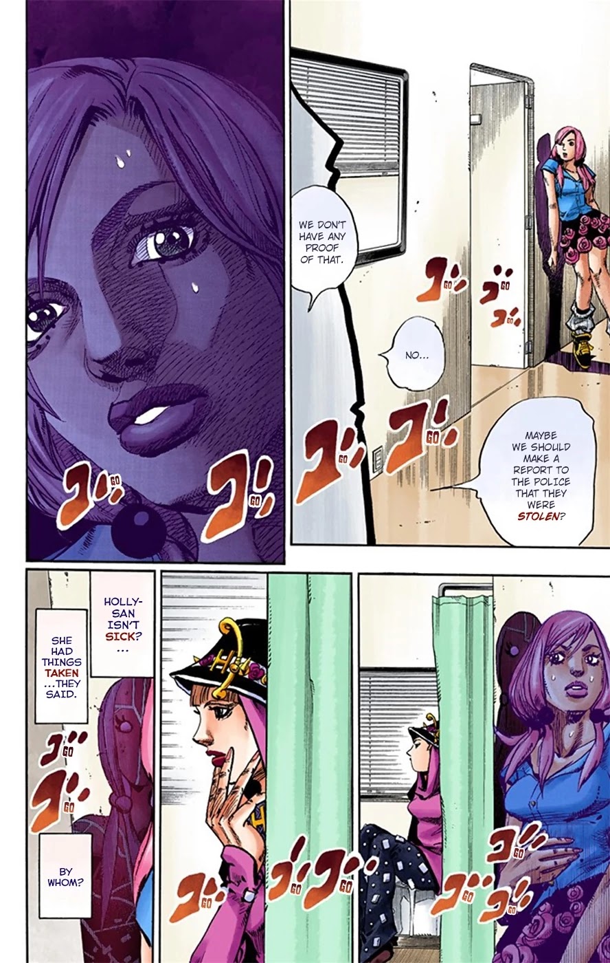 JoJo's Bizarre Adventure Part 8 - JoJolion (Official Colored) Chapter 17 page 17 - Chapter 17: The Lemon and the Tangerine