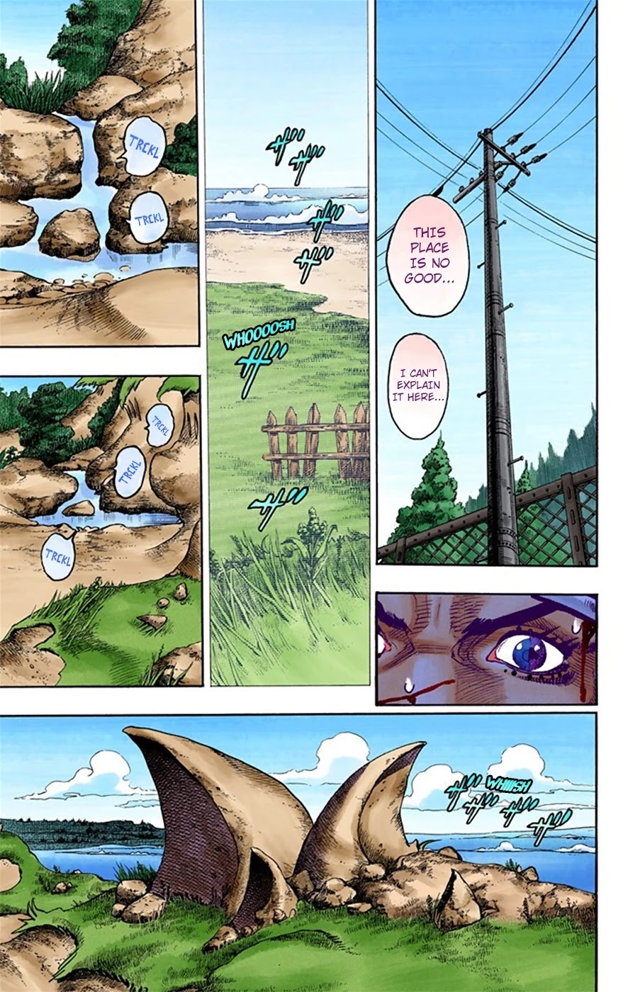 JoJo's Bizarre Adventure Part 8 - JoJolion (Official Colored) Chapter 17 page 22 - Chapter 17: The Lemon and the Tangerine
