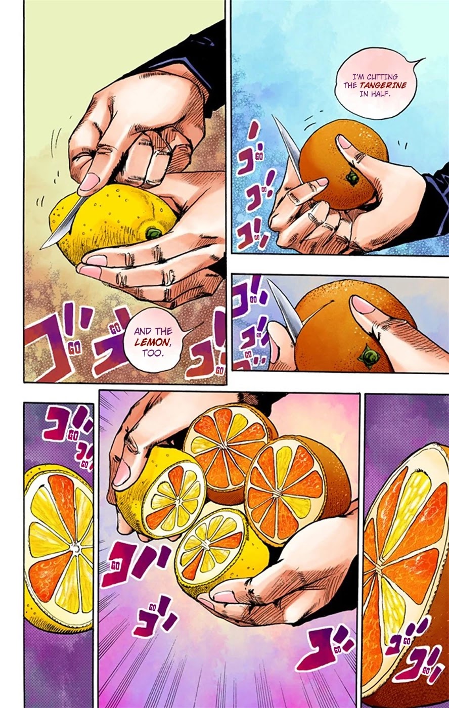JoJo's Bizarre Adventure Part 8 - JoJolion (Official Colored) Chapter 17 page 26 - Chapter 17: The Lemon and the Tangerine